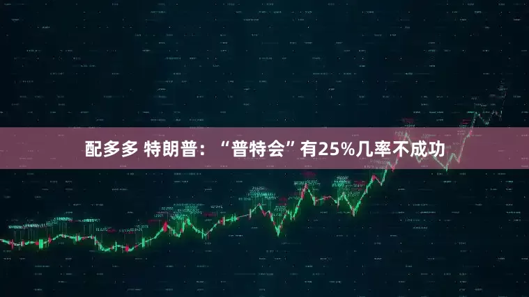 配多多 特朗普：“普特会”有25%几率不成功