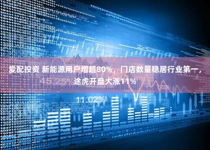 爱配投资 新能源用户增超80%，门店数量稳居行业第一，途虎开盘大涨11%